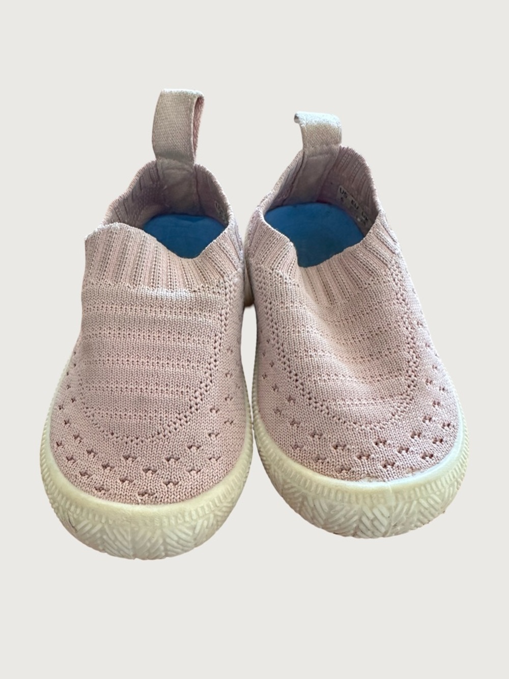 JAN AND JUL | Toddler Slip-On Knit Sneakers - Light Pink